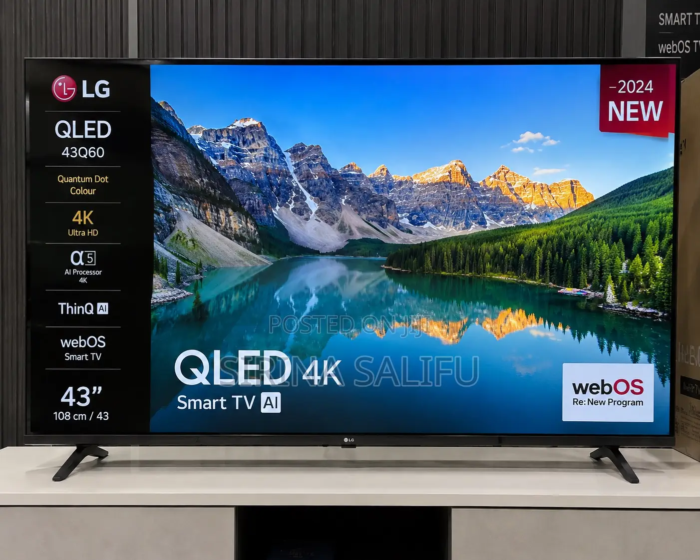 Brand New Frameless Smart Tvs 32 43 55 60 Inches Ultra Hd Wifi