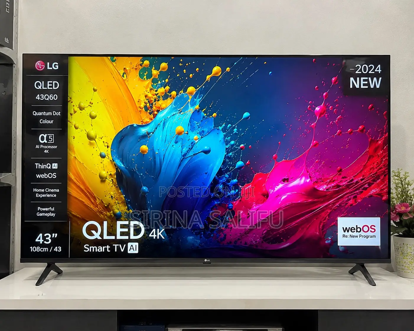 Brand New Frameless Smart Tvs 32 43 55 60 Inches Ultra Hd Wifi