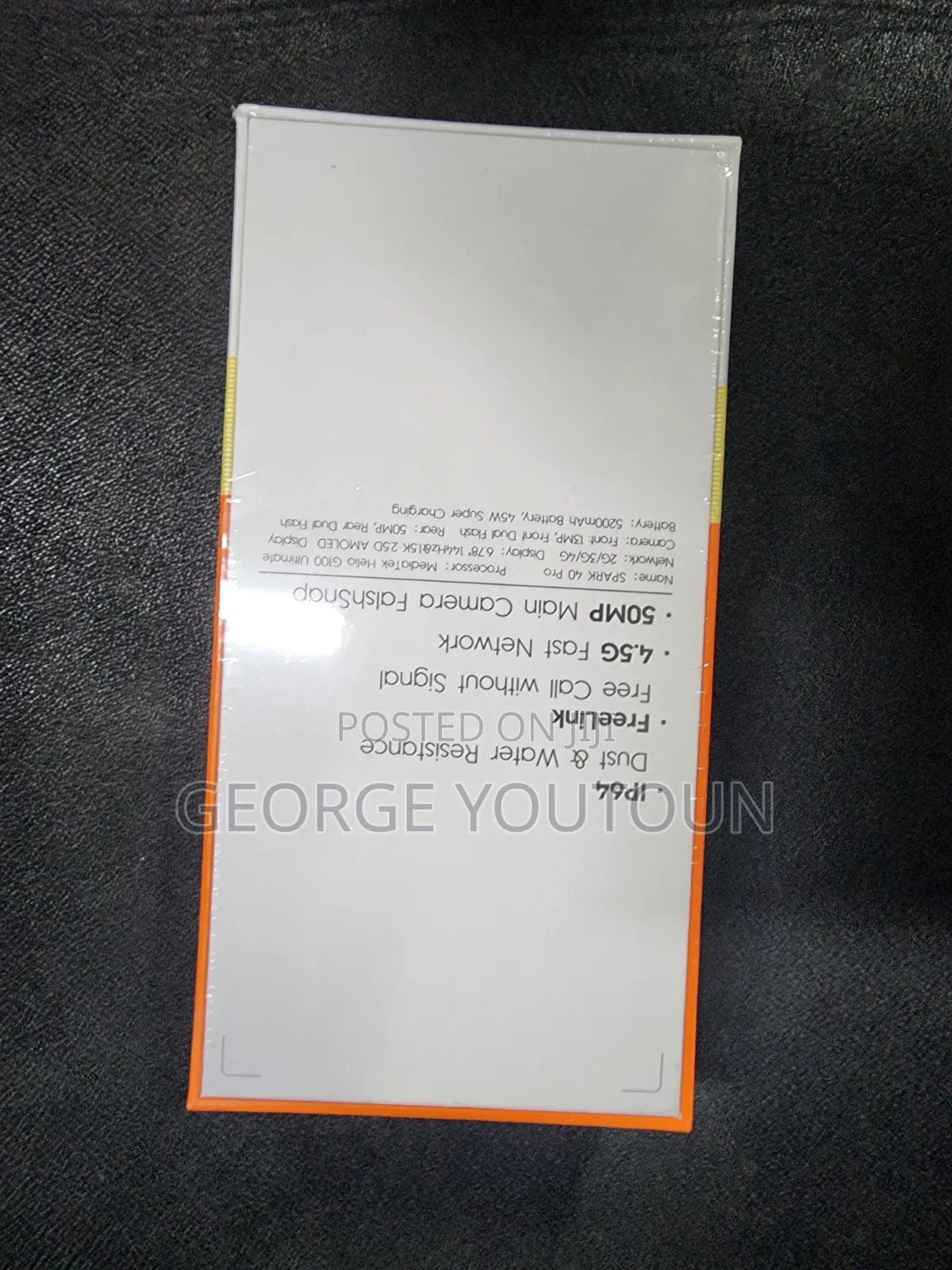 New Tecno Spark 40 Pro 256 GB Black