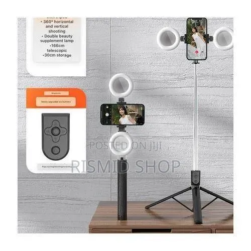 Z6d Selfie Stick With 2 Light