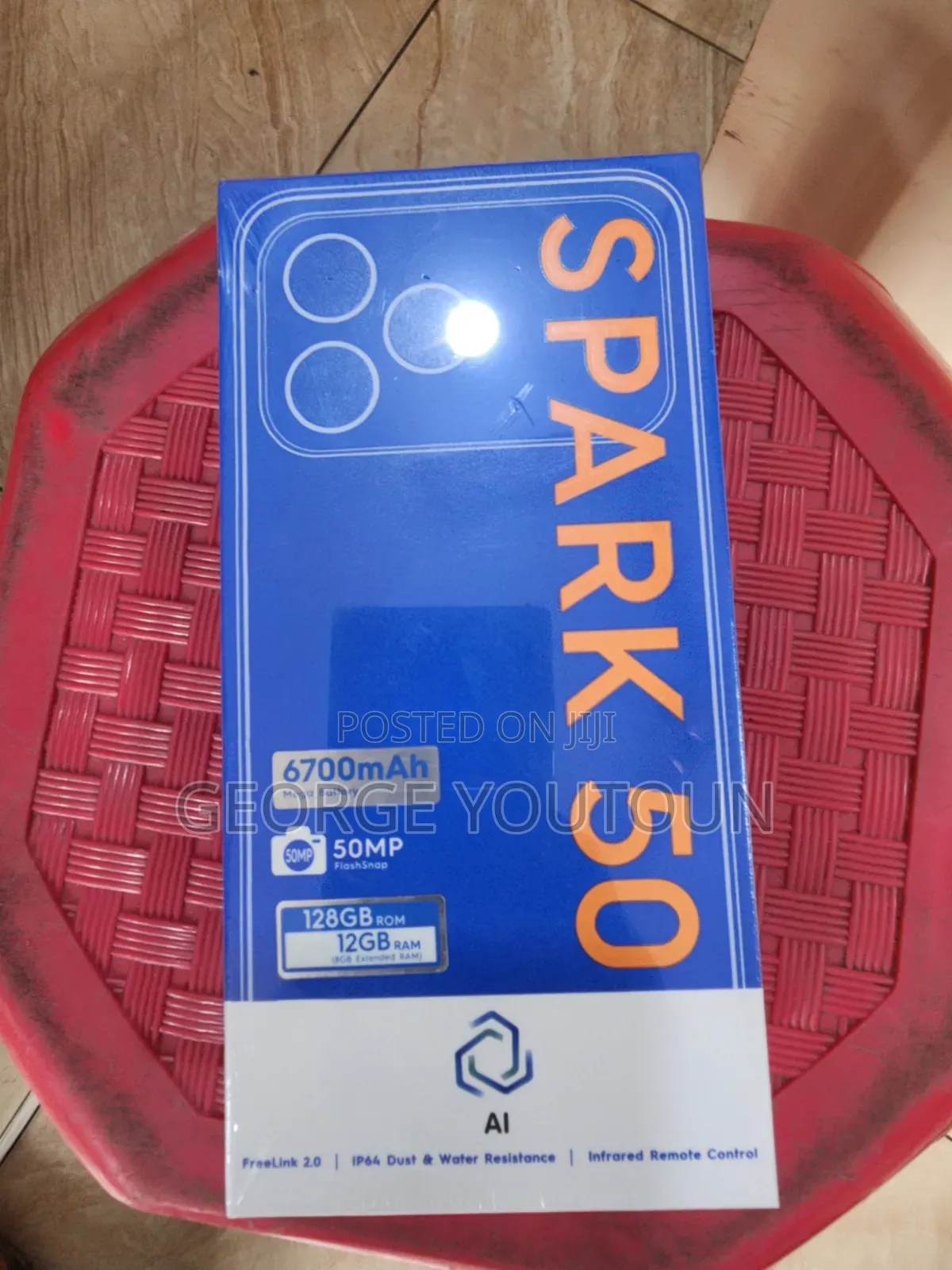 New Tecno Spark 50 128 GB Black