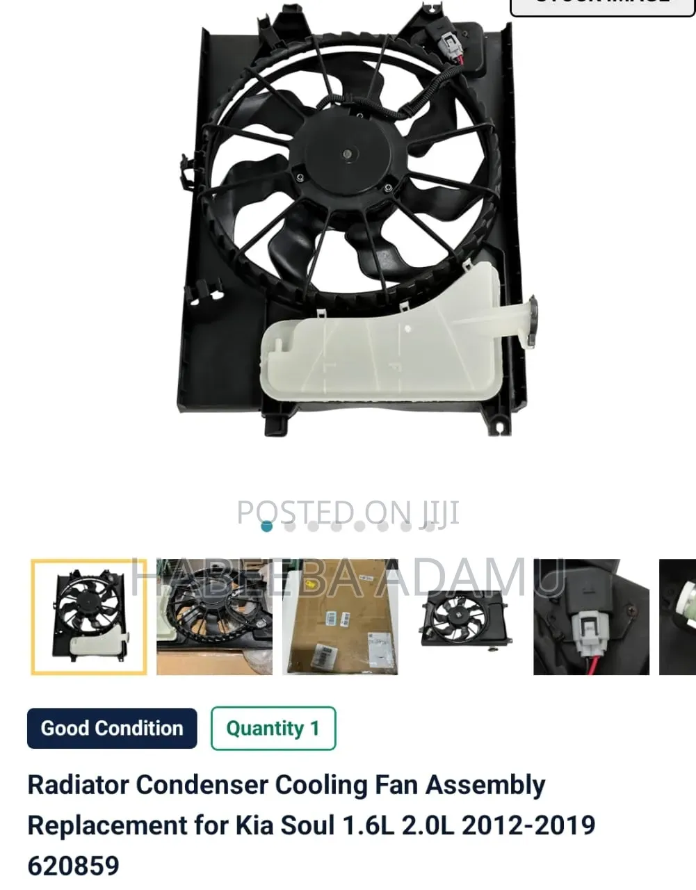 Radiators Condenser Cooling Fan For Kia Soul 2012 To 2019