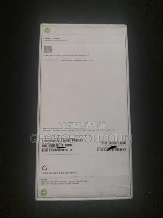 New Apple iPhone 17 Pro Max 1 TB Orange