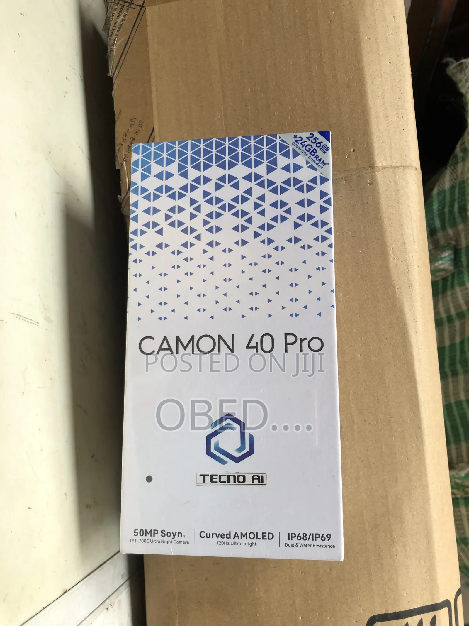 New Tecno Camon 40 Pro 5G 256 GB Black
