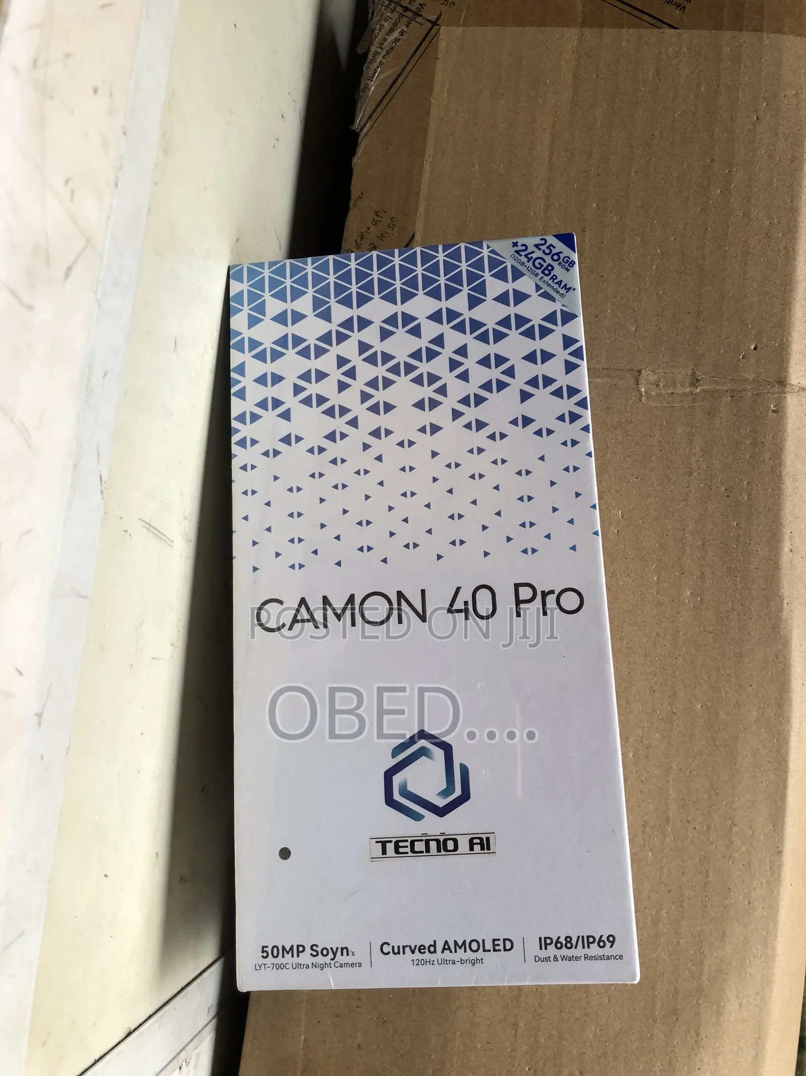 New Tecno Camon 40 Pro 5G 256 GB Black