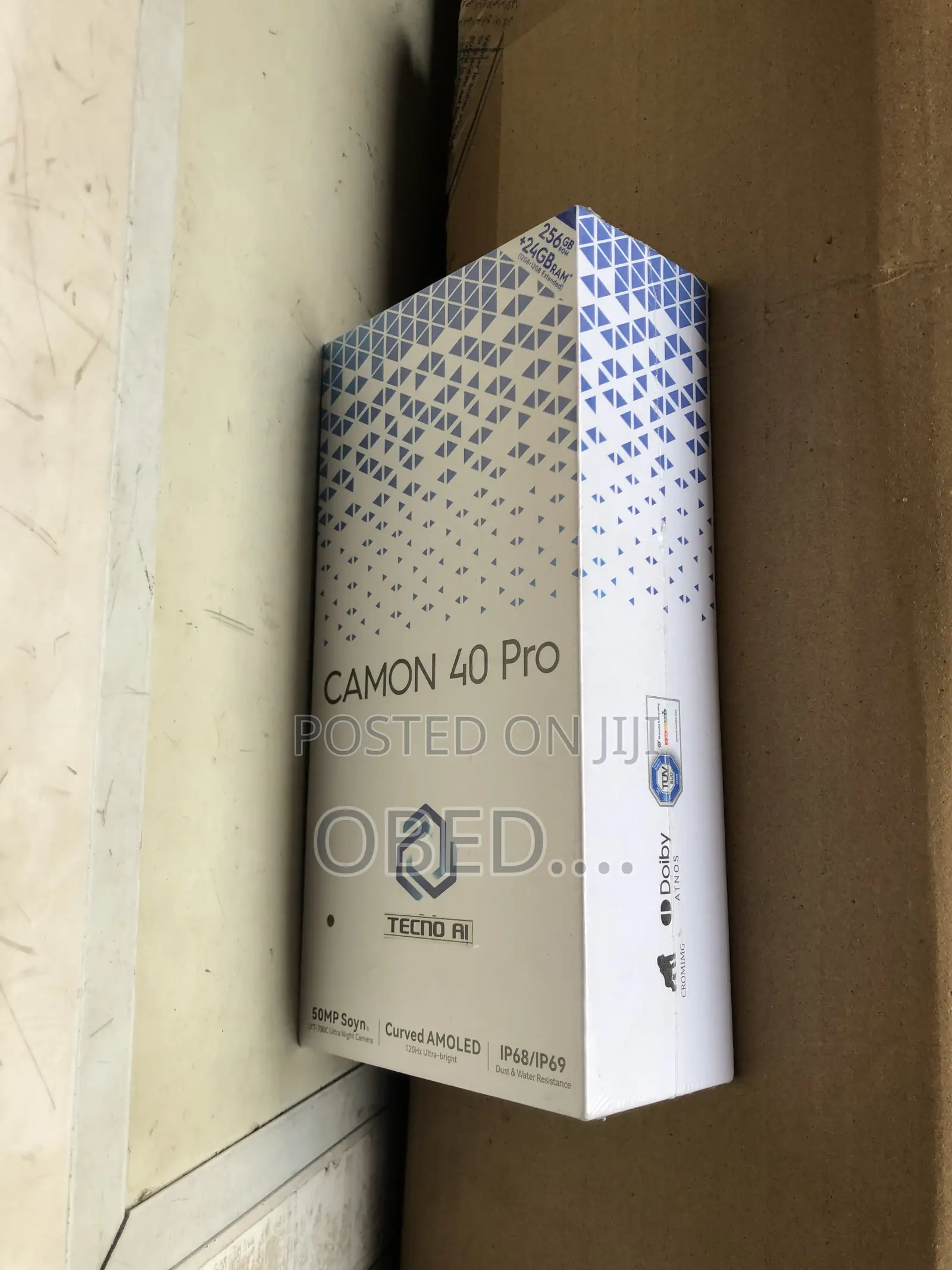 New Tecno Camon 40 Pro 5G 256 GB Black