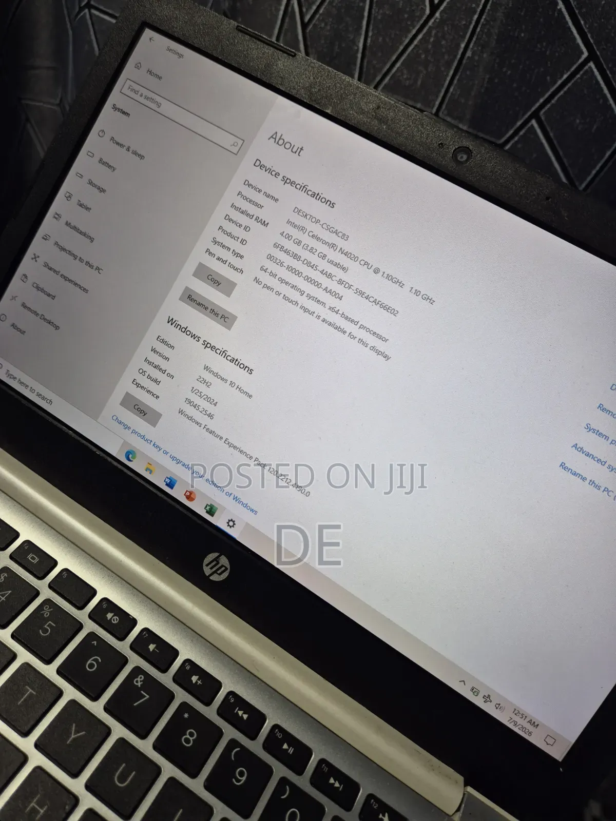 Laptop HP Stream Laptop 4GB Intel Celeron SSD 32GB