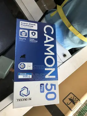 New Tecno Camon 50 Pro 256 GB Gray