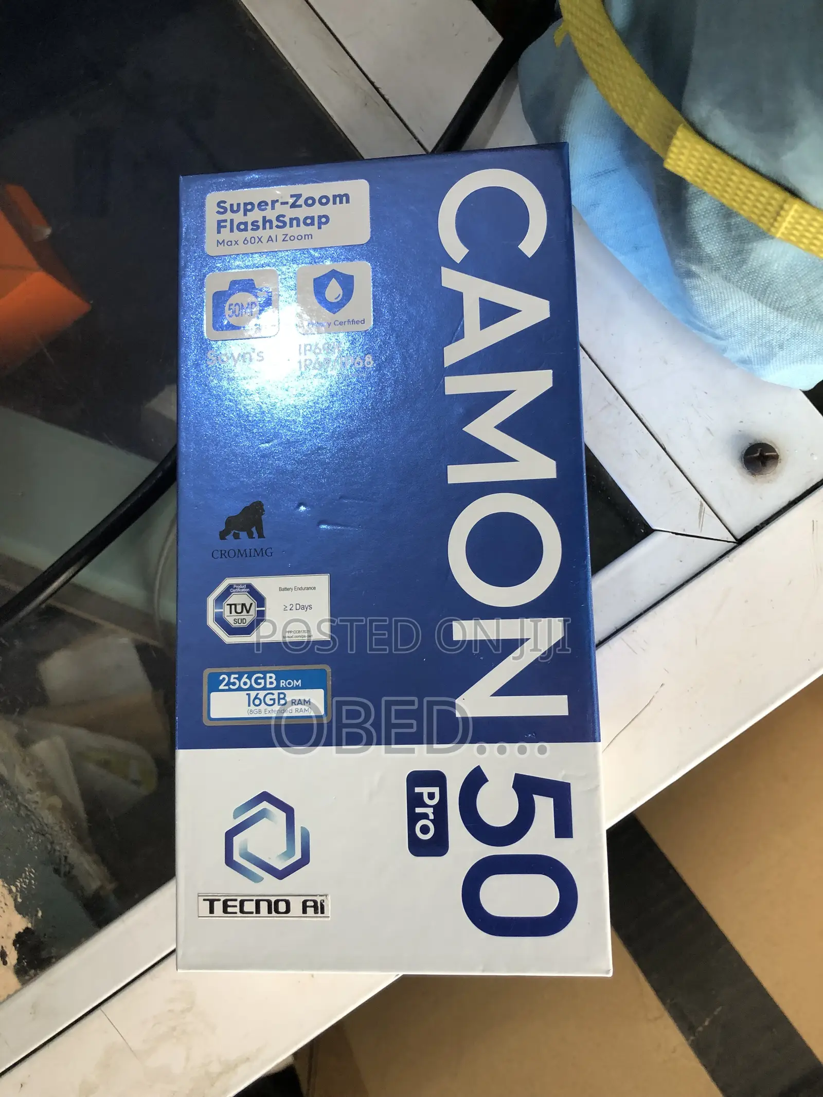 New Tecno Camon 50 Pro 256 GB Gray