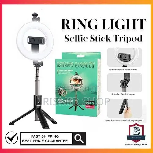 P40d Selfie Stick Ringlight