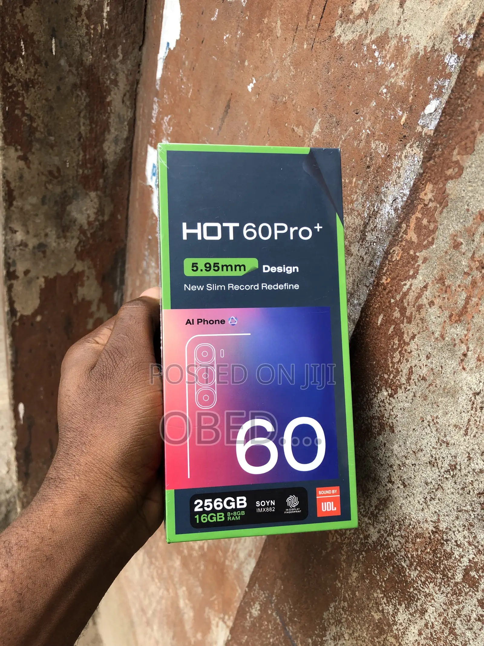 New Infinix Hot 60 Pro+ 256 GB Black