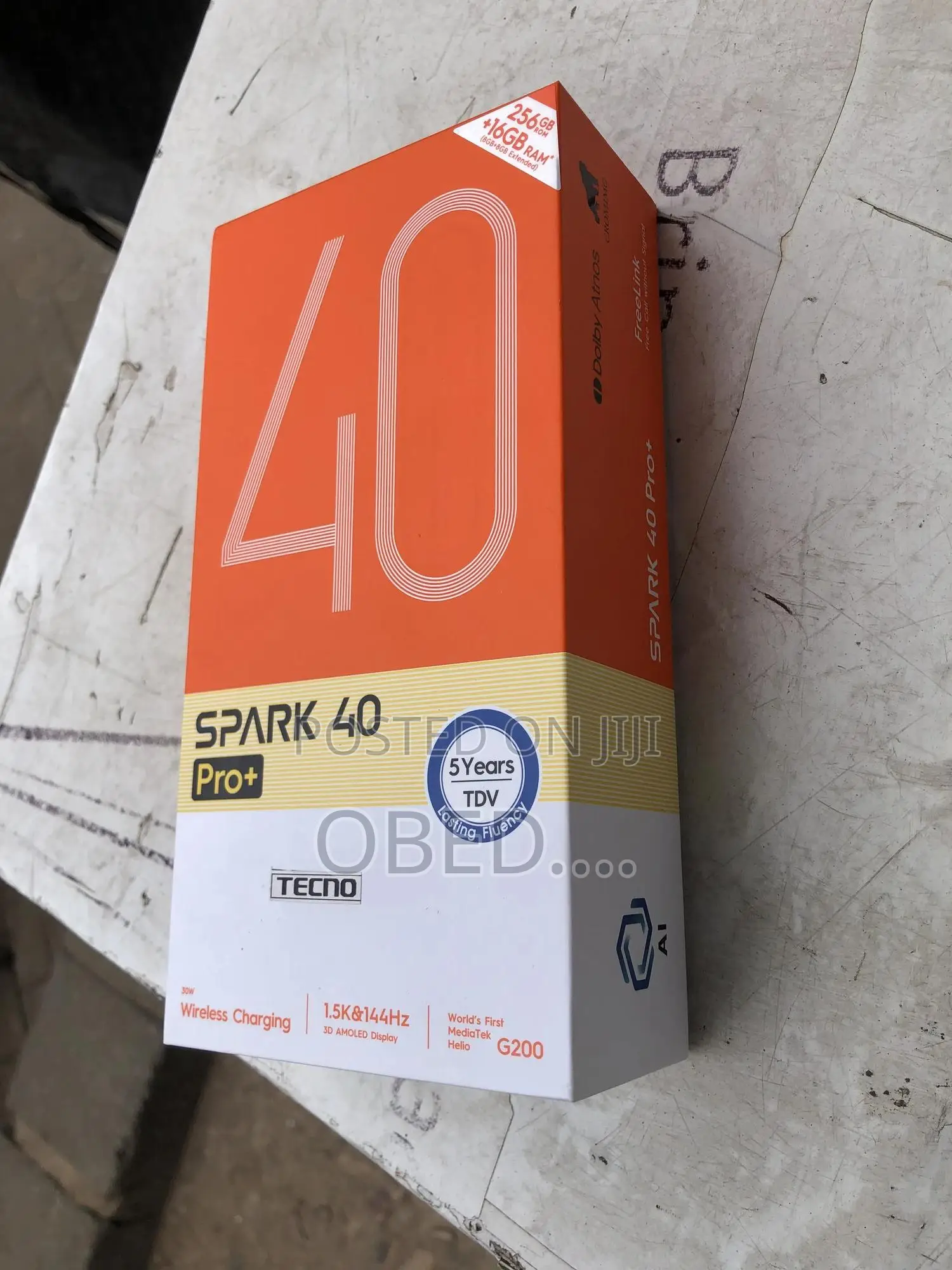 New Tecno Spark 40 Pro+ 256 GB Black