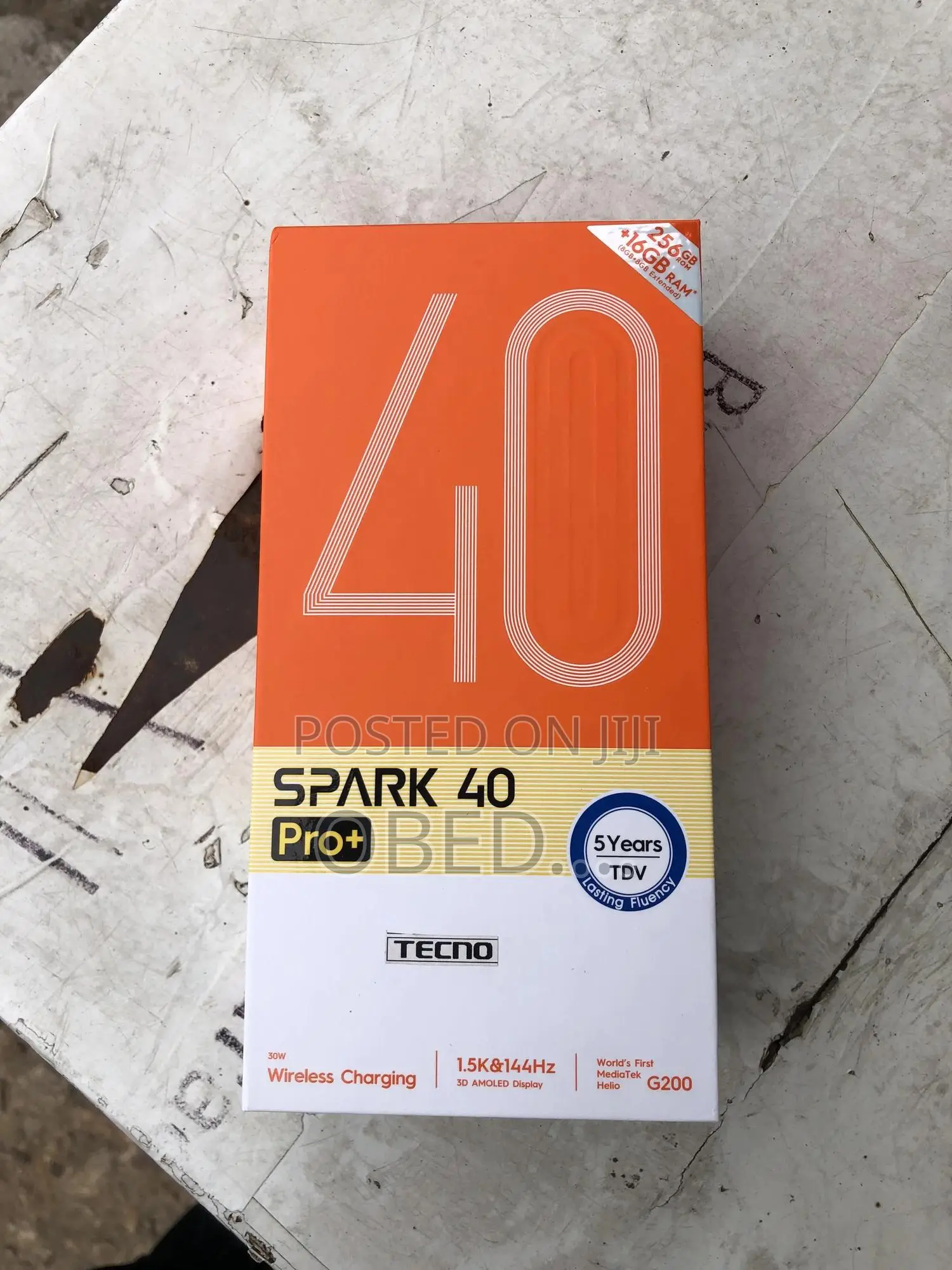 New Tecno Spark 40 Pro+ 256 GB Black