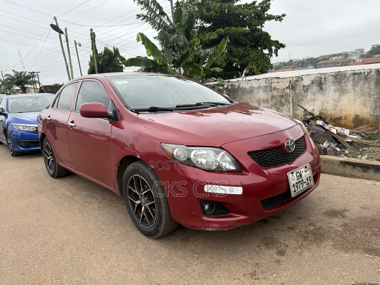 Toyota Corolla 2009 Burgundy