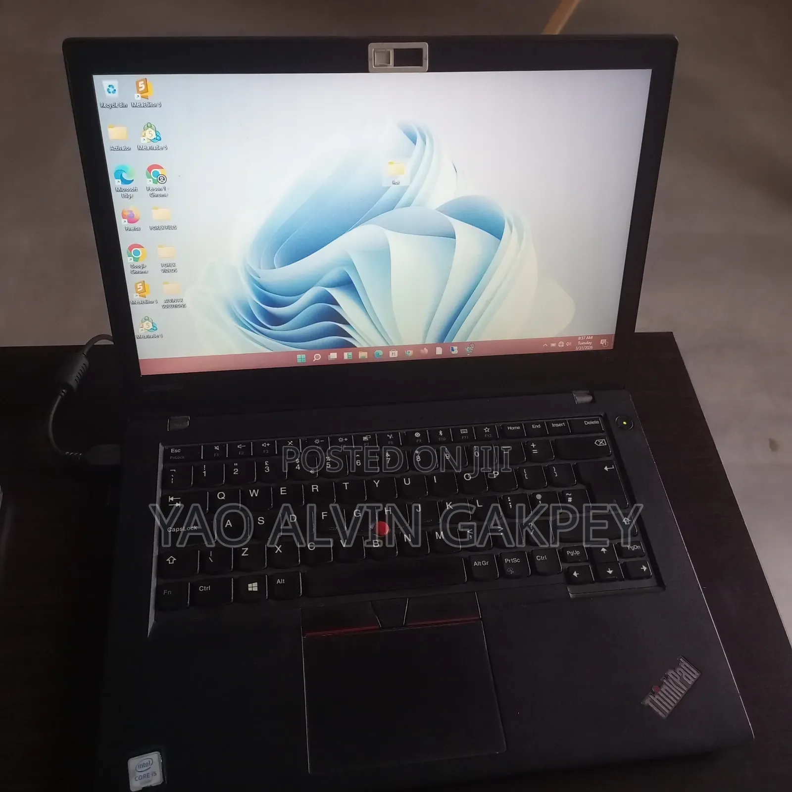 Laptop Lenovo ThinkPad T490s 8GB Intel Core i5 HDD 256GB