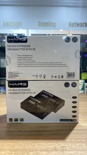 Haing Hi-0120-hde-120 Hdmi/Rj45 Extender 1080p With Ir 120m