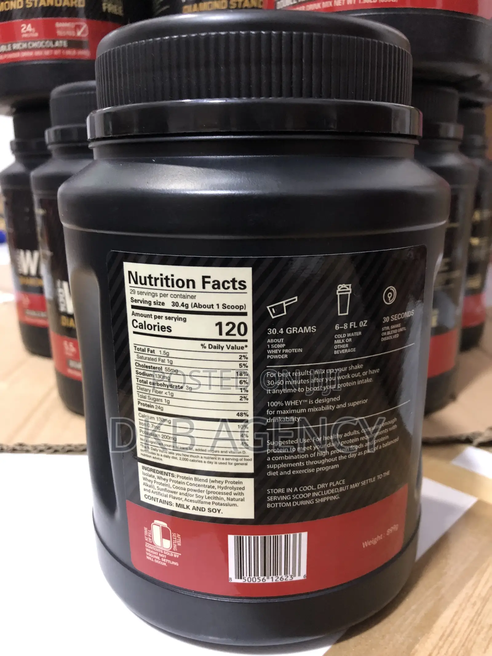 100% Whey Diamond Standard Protein Supplement