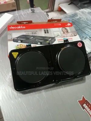 Decakila Twin Hot Plate Cooker – Easy Temperature Control