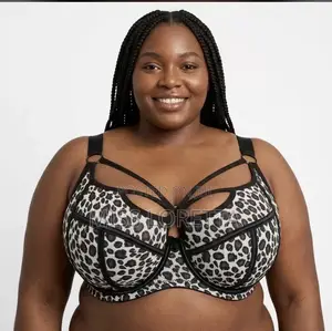 Animal Print Minimize/Harness Bra