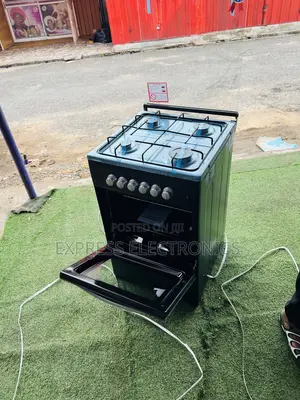 Limited Stock Gas Cooker Oven Black Volcano 4burner 50/50