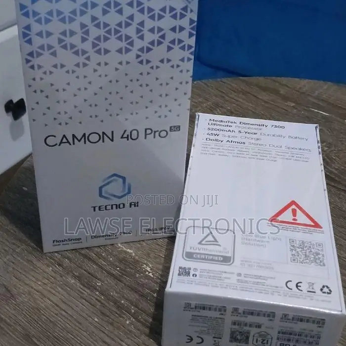 New Tecno Camon 40 Pro 5G 256 GB Gray