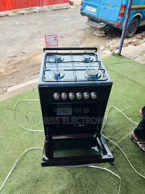 Shop the New Black Gas Cooker Oven Black 50/50 4burner