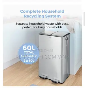 Tower T838023ss Pedal Bin, Steel, Silver