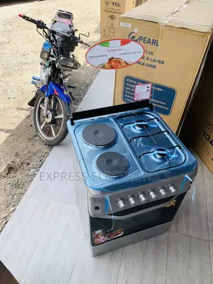 Ultra Modern Sleek Gas Electric Cooker Oven 2-2 Stove Oven 60/60