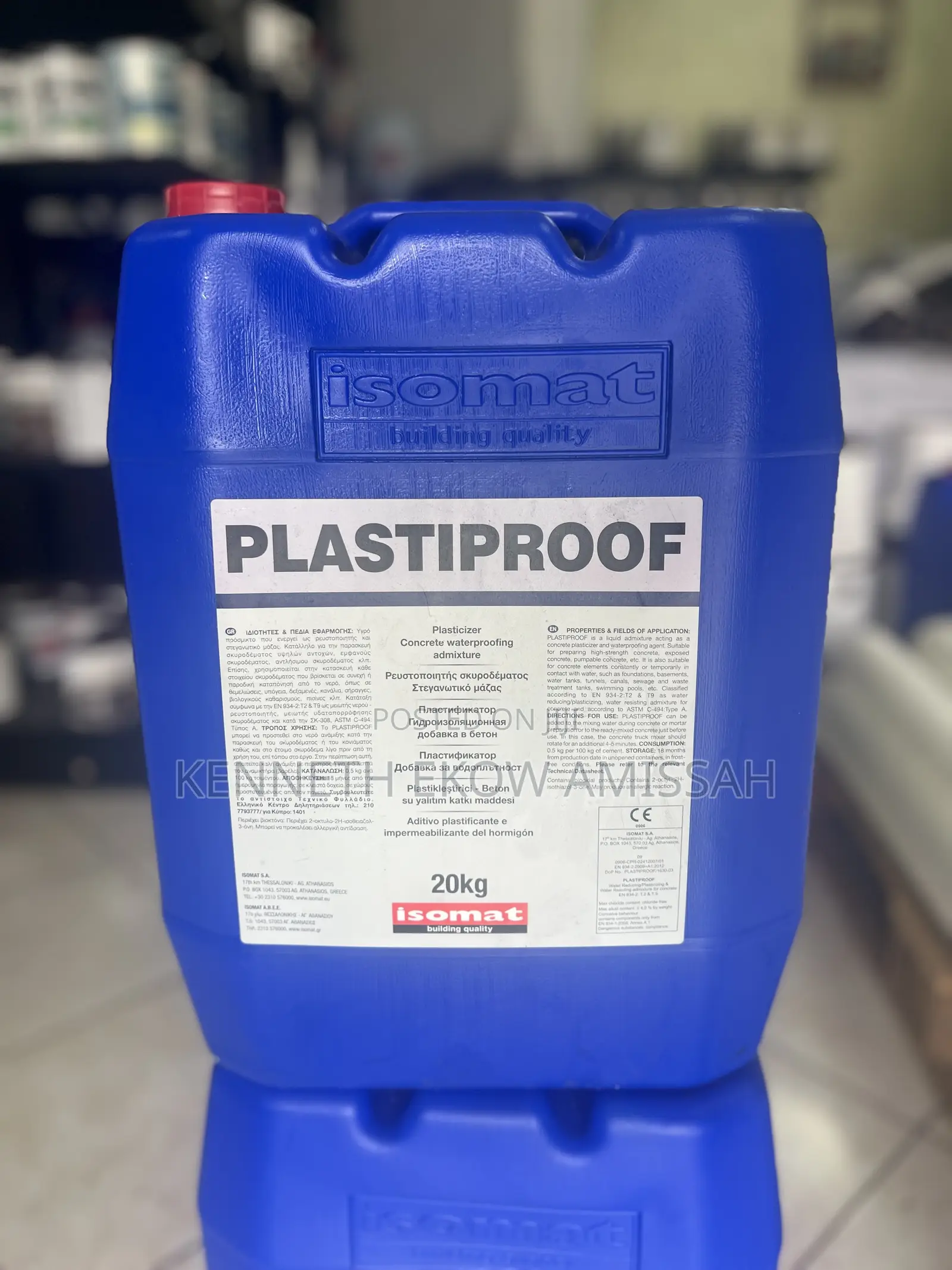 Plasticizer Concrete Waterproofing Admixture 20kg
