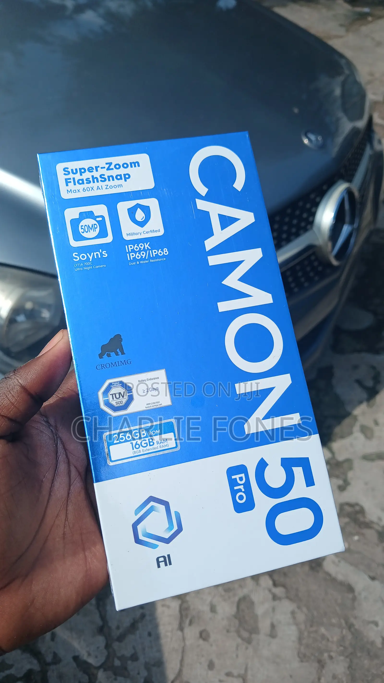 New Tecno Camon 50 Pro 256 GB Silver