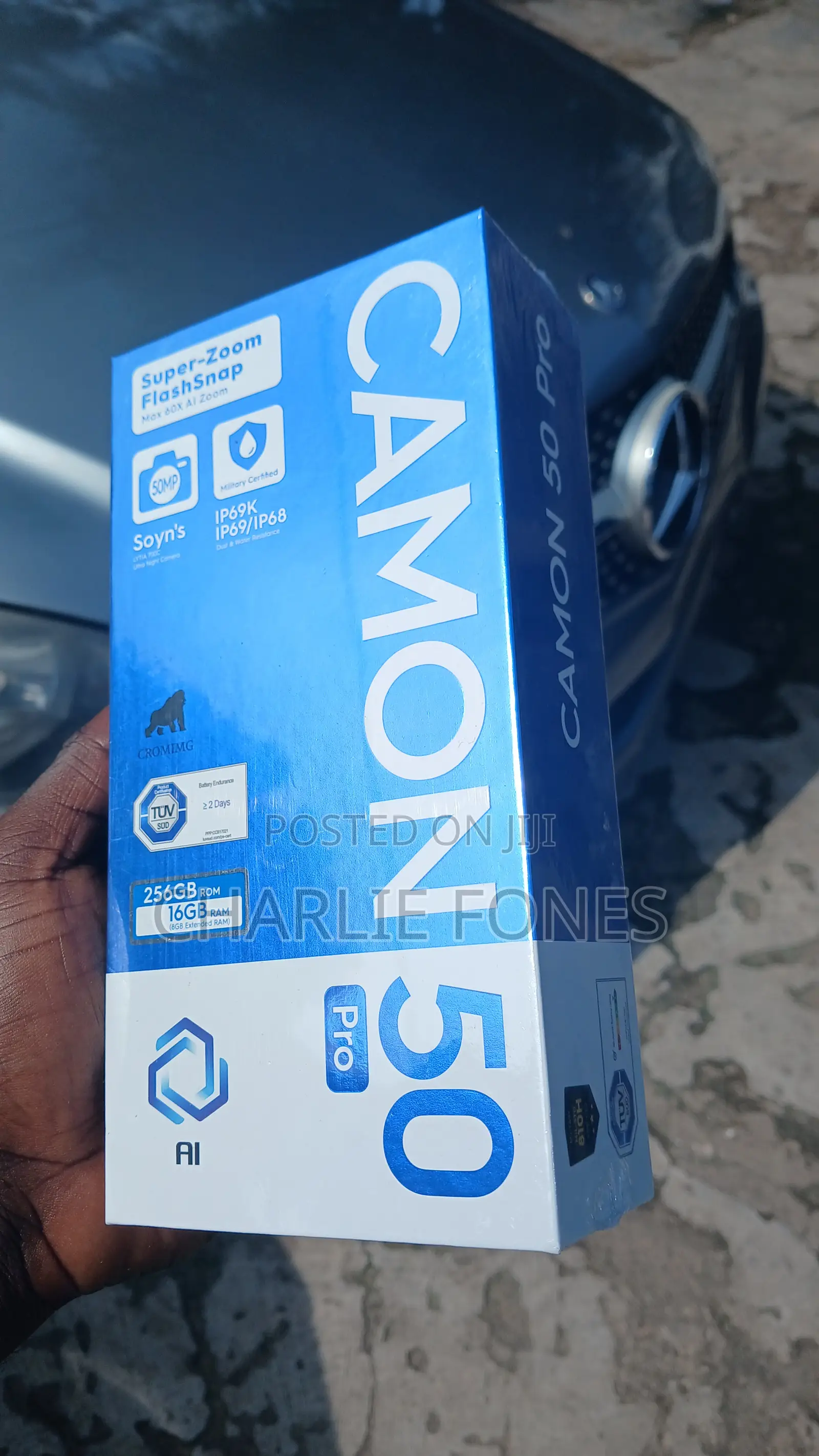 New Tecno Camon 50 Pro 256 GB Silver