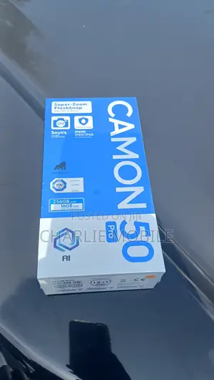 New Tecno Camon 50 Pro 256 GB Black