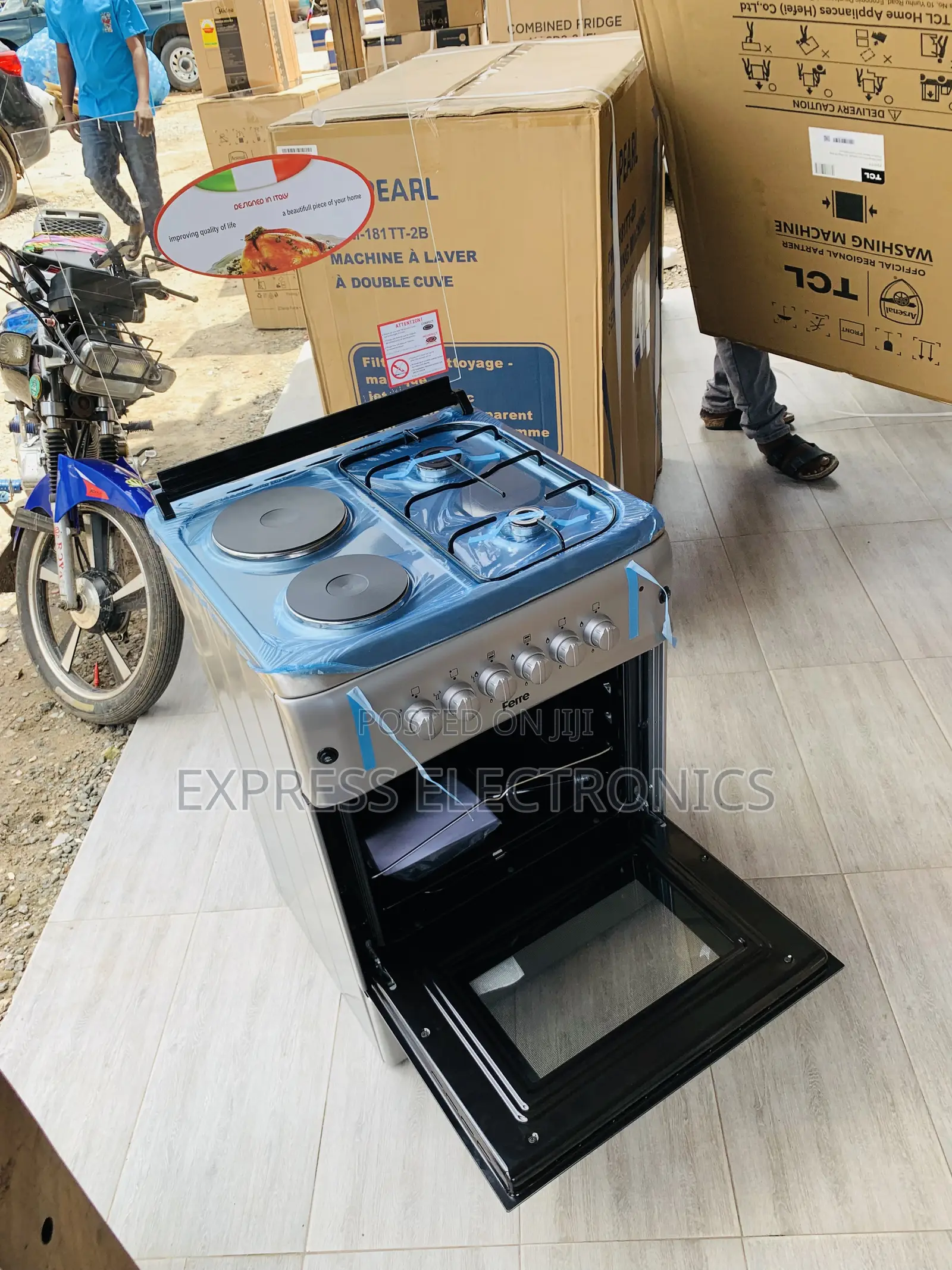 Call and Order for 2gas 2 Electric Cooker Oven 60/60