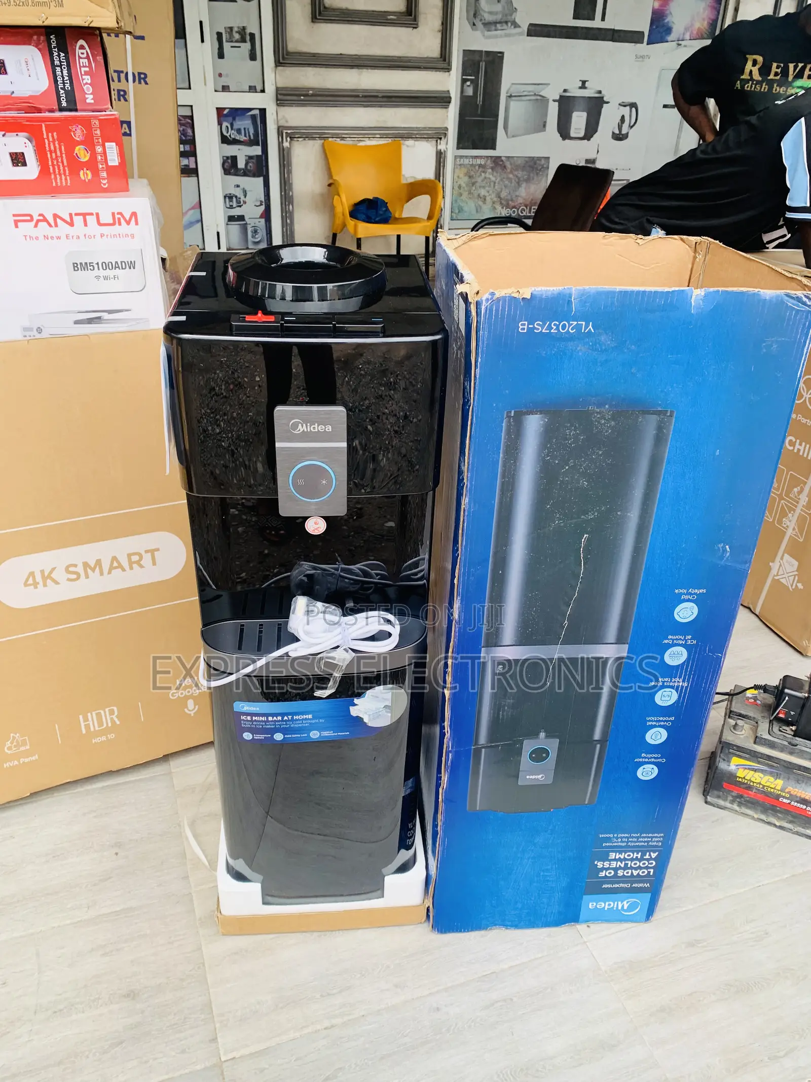 Place Your Order for Midea Top Loading Water Dispenser- Black Yl2037s-