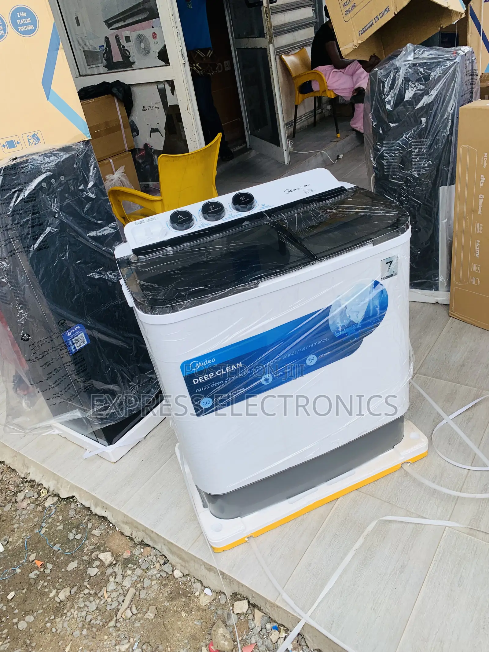 Place Your Order Midea 7.0kg Semi Auto Washing Machine Mf100w70/W-Gh