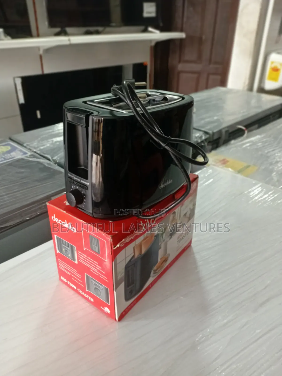 Decakila 2-Slice Bread Toaster 650–750w – Fast Even Toasting