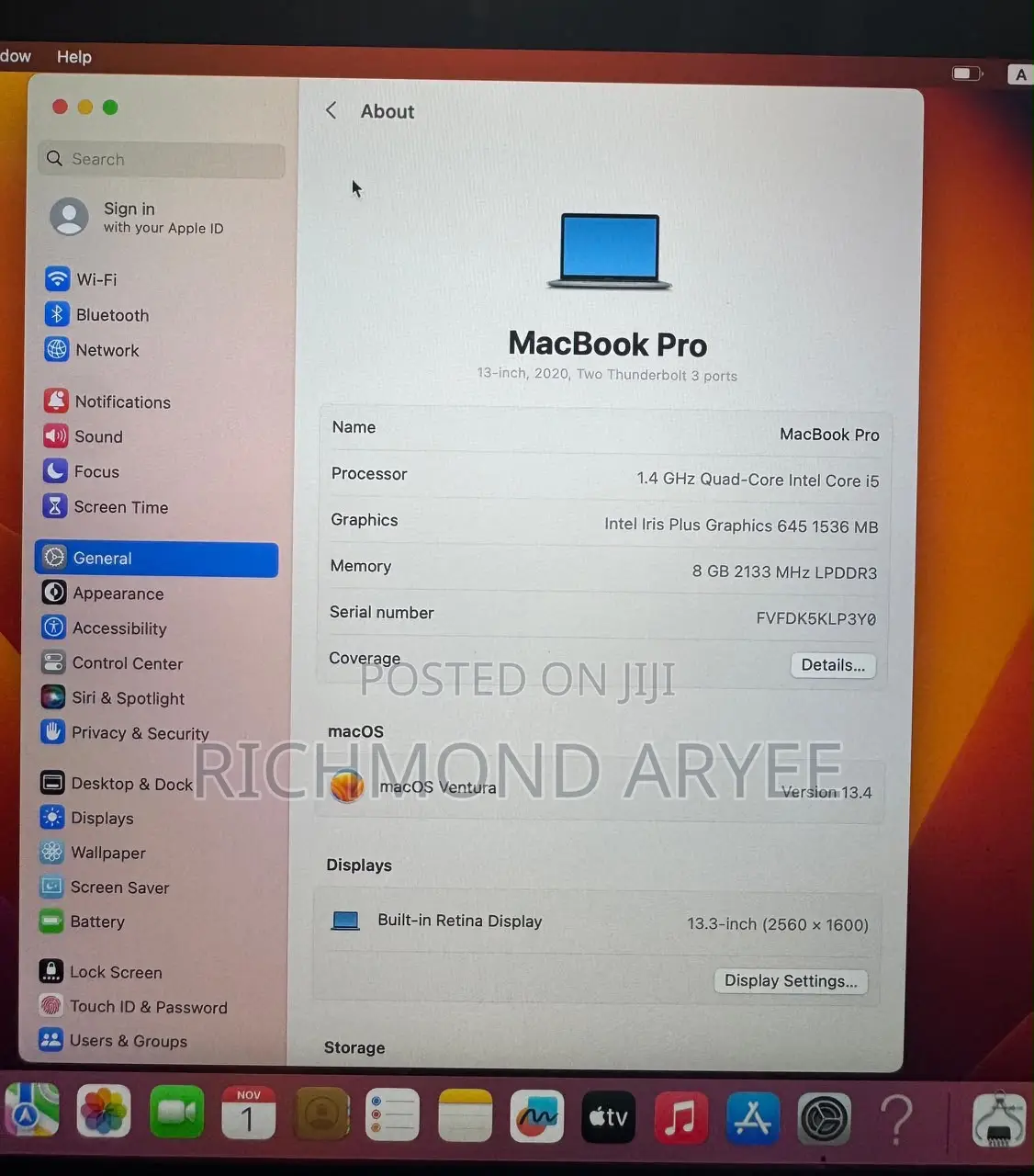 Laptop Apple MacBook Pro 8GB Intel Core i5 SSD 250GB