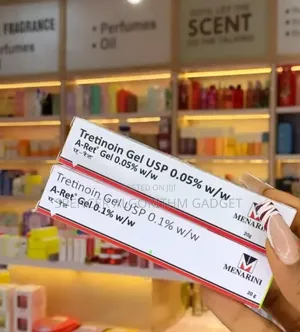 Menarini Tretinoin Gel Usp 0.1% and 0.05 ( 100gh Each)