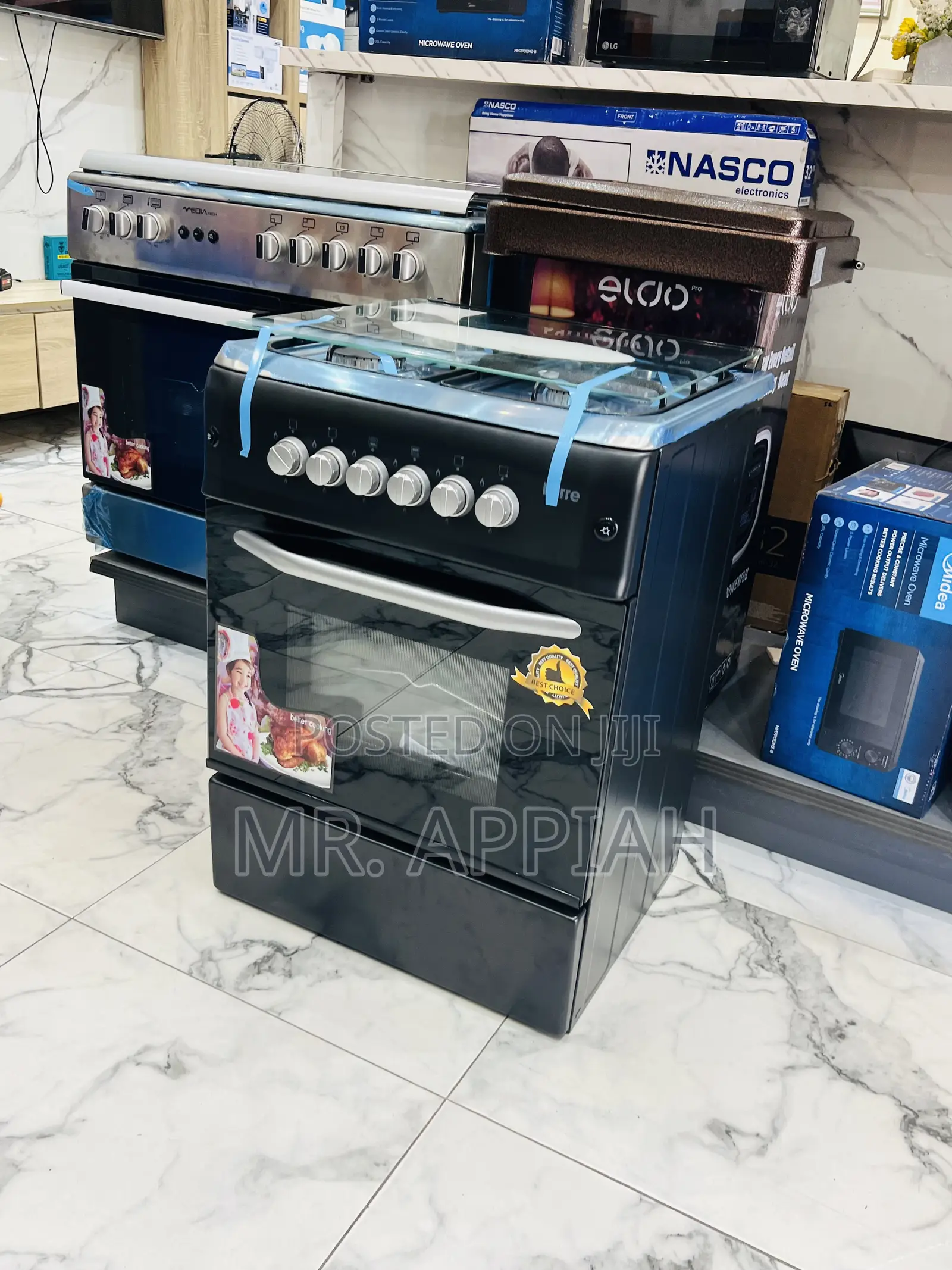Check Out Affordable Ferre 60x60cm 4 Gas Burner(Black) 