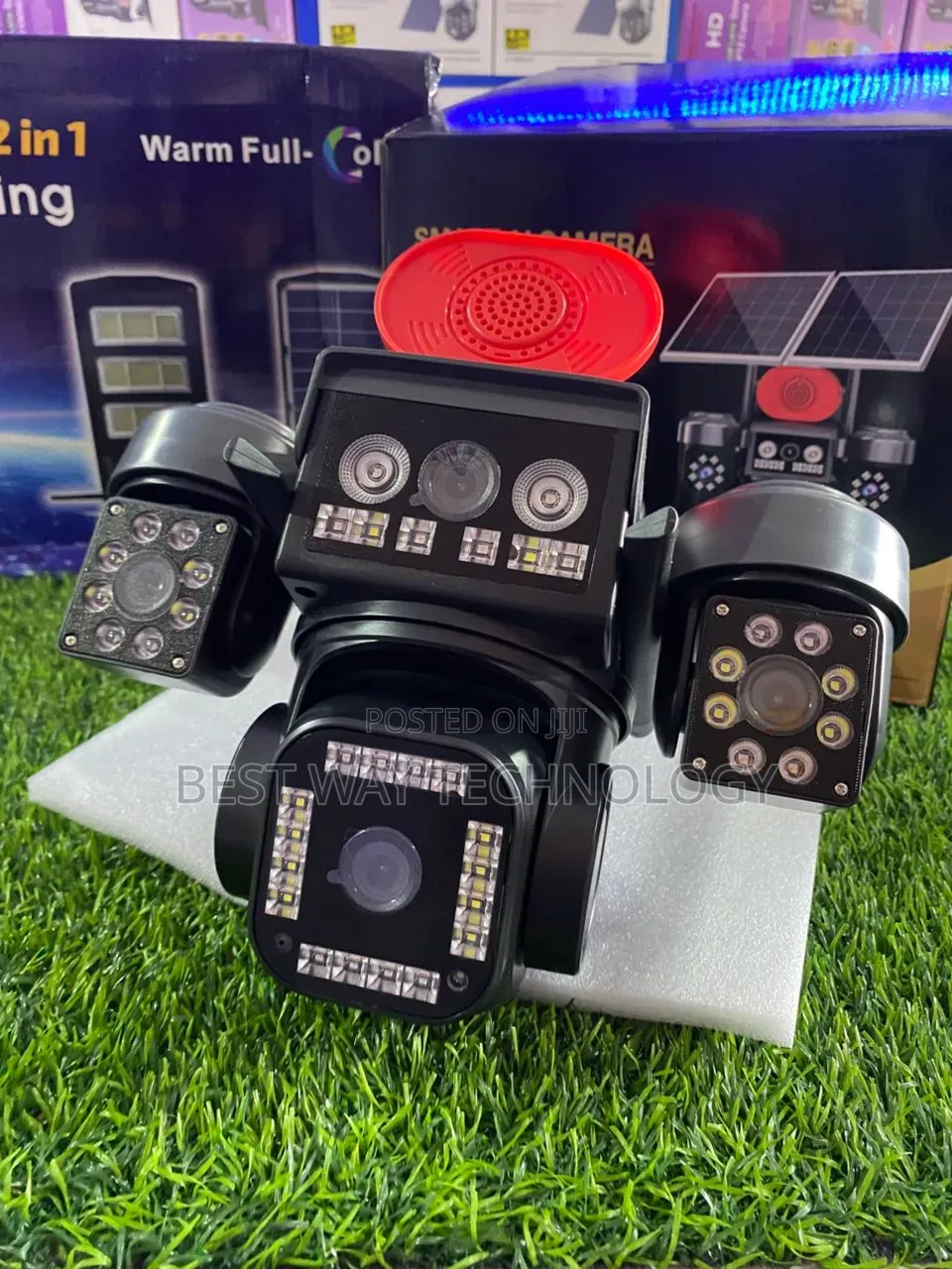 4 Lens PTZ Solar Camera 4g Aov