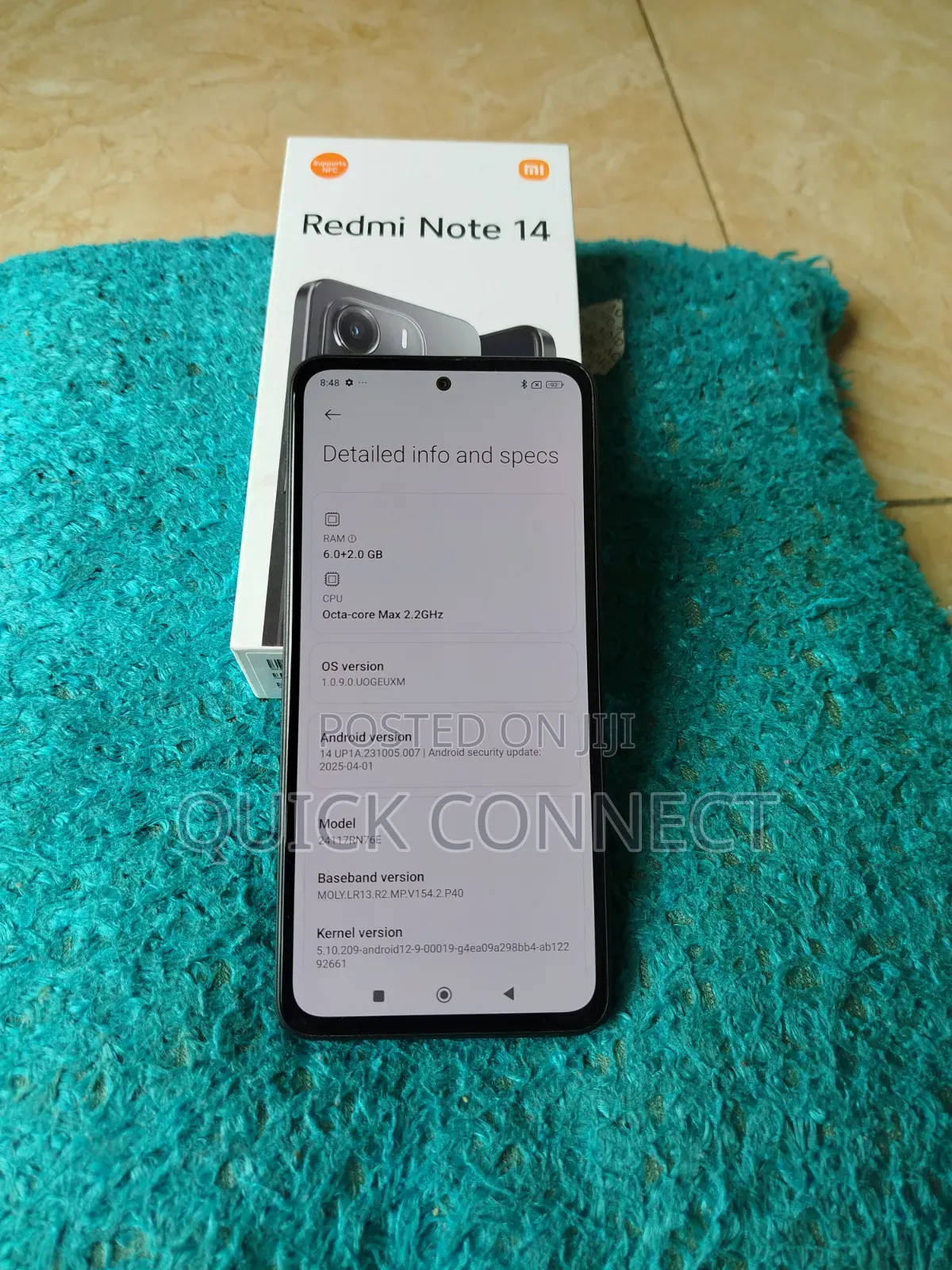 Xiaomi Redmi Note 14 4G 128 GB Black