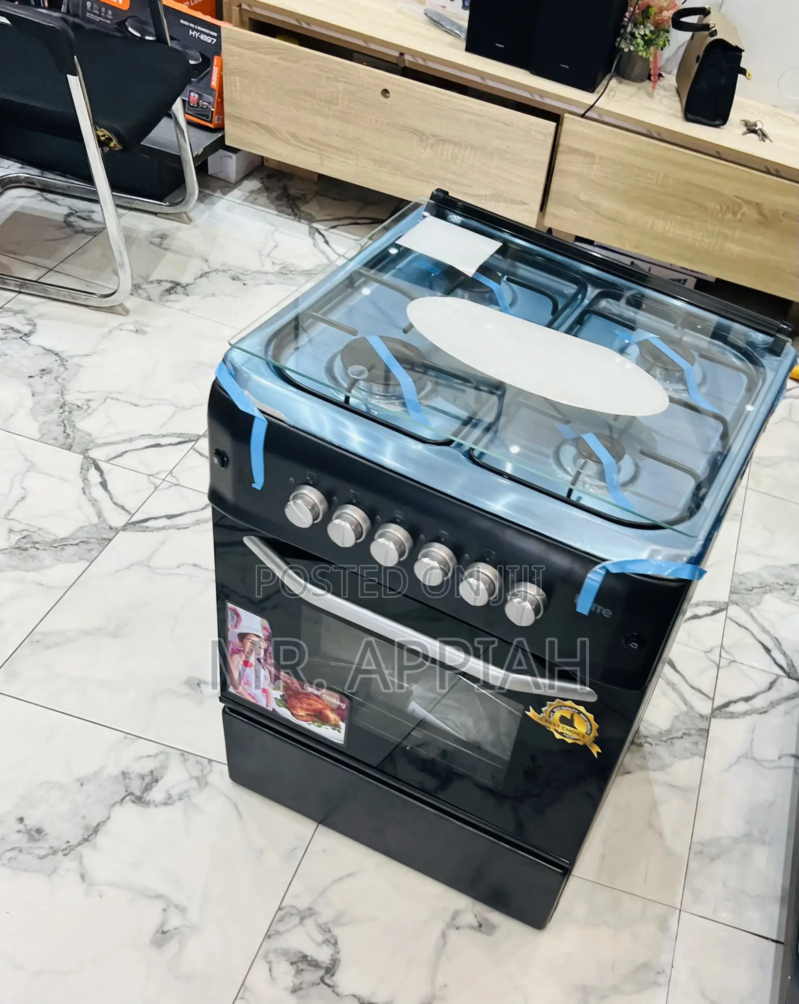 Choose Durable Ferre 60x60cm Built in Cooker(Black) 
