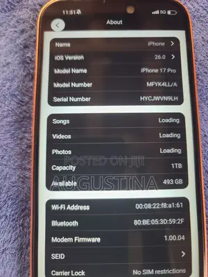 Apple iPhone 17 Pro 1 TB Orange