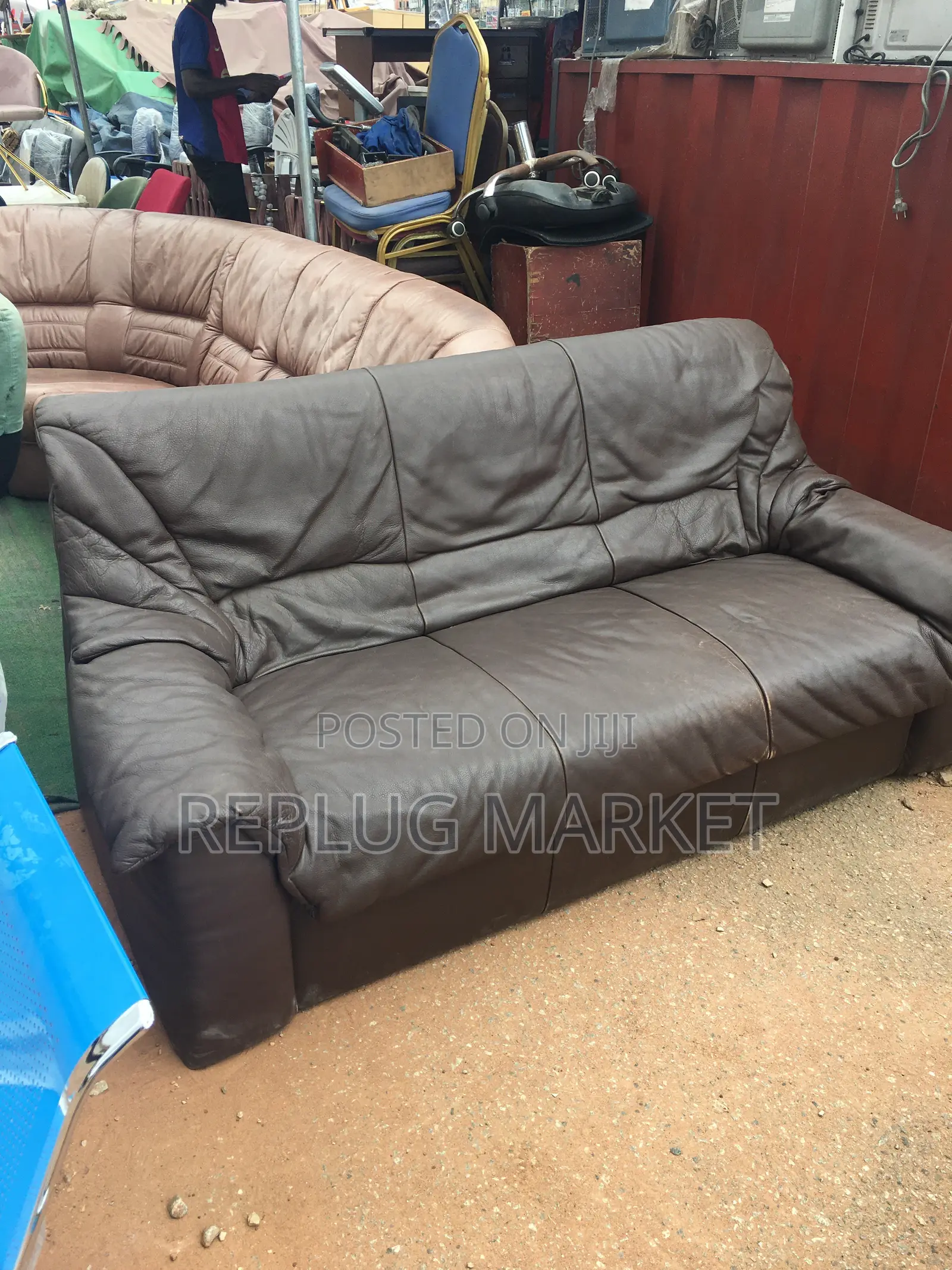 3 in 1 Leather Sofa