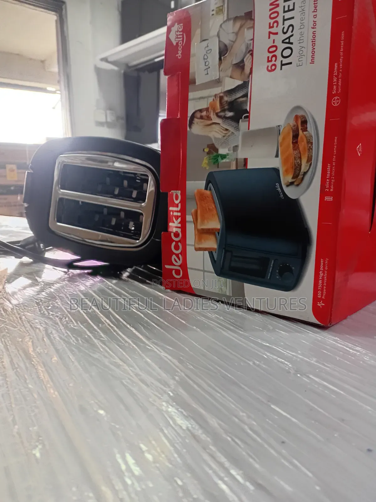 Decakila 2-Slice Toaster – Quick Toast Every Time