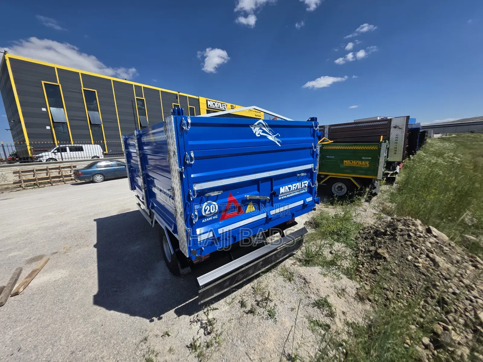 Premium Turkish Made 7.5tons -Class Agribox Tractor Trailers