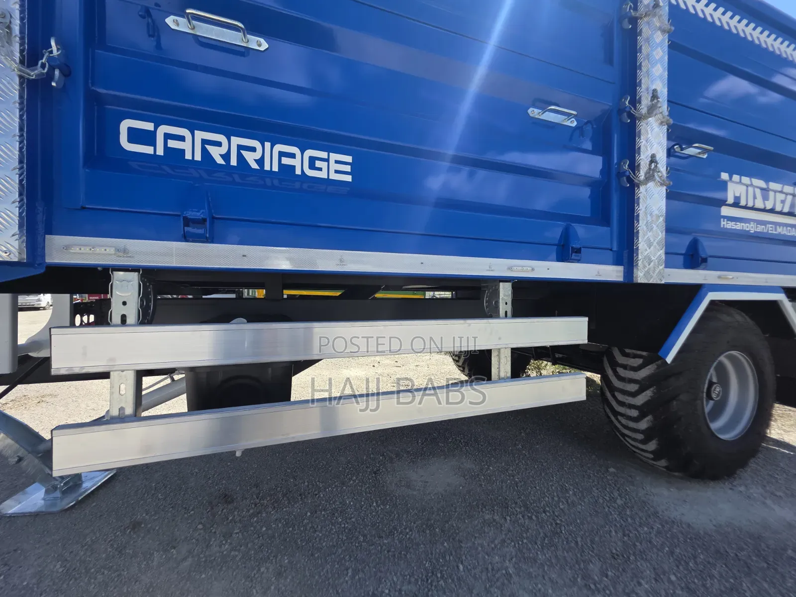 Premium Turkish Made 7.5tons -Class Agribox Tractor Trailers