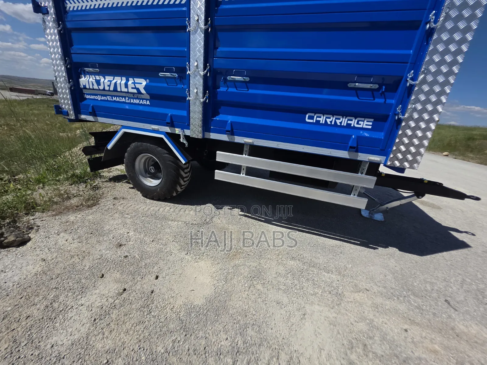 Premium Turkish Made 7.5tons -Class Agribox Tractor Trailers