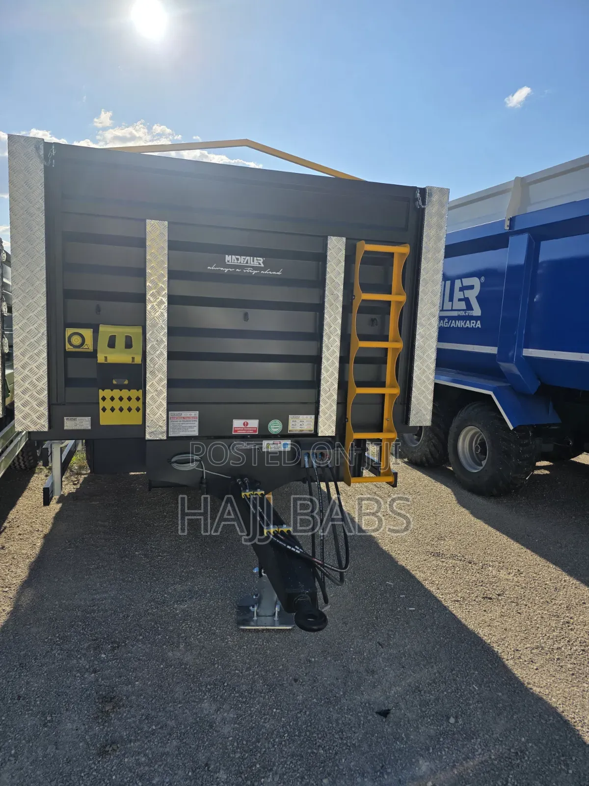 Premium Turkish Made 7.5tons -Class Agribox Tractor Trailers