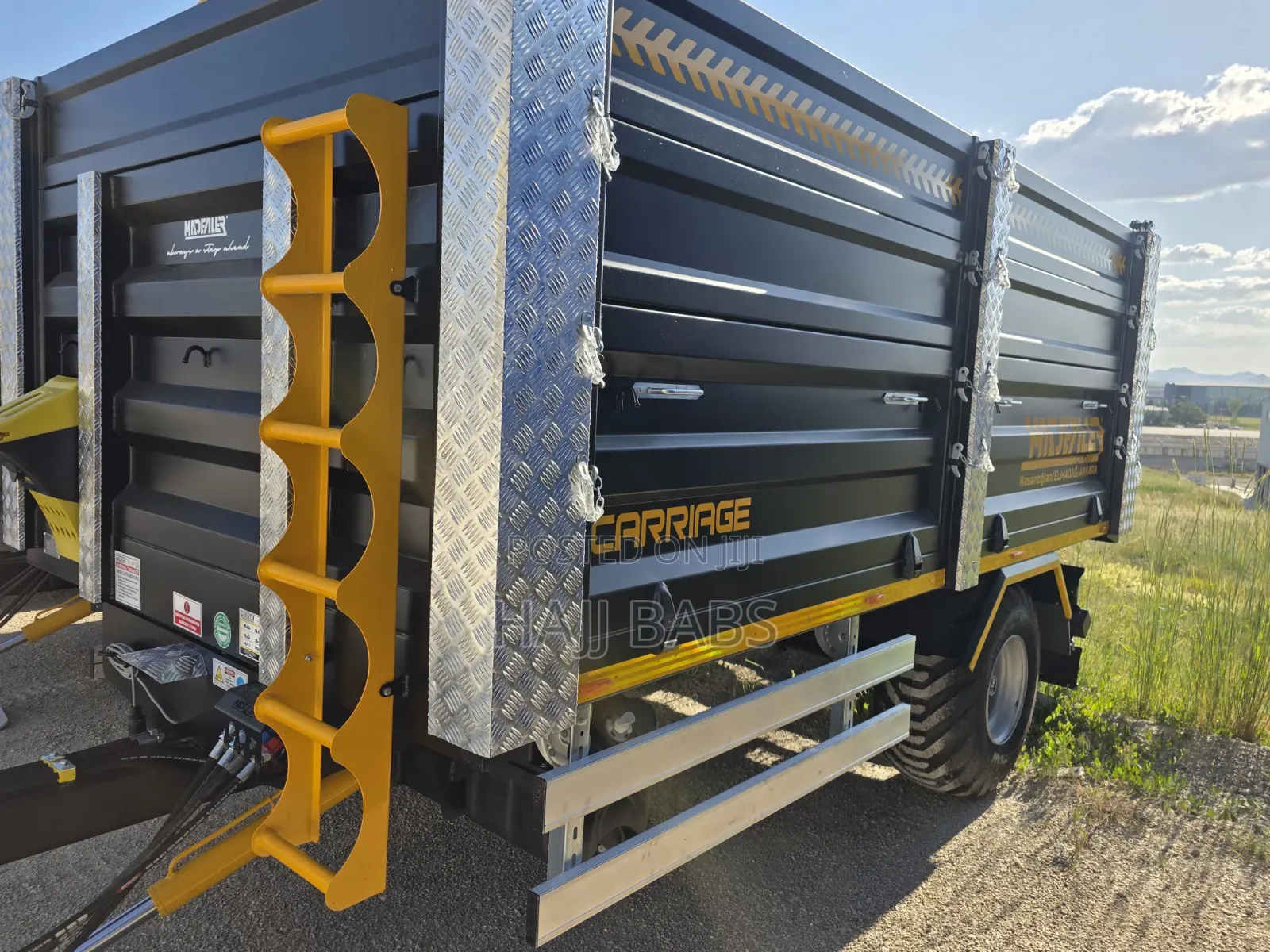 Premium Turkish Made 7.5tons -Class Agribox Tractor Trailers